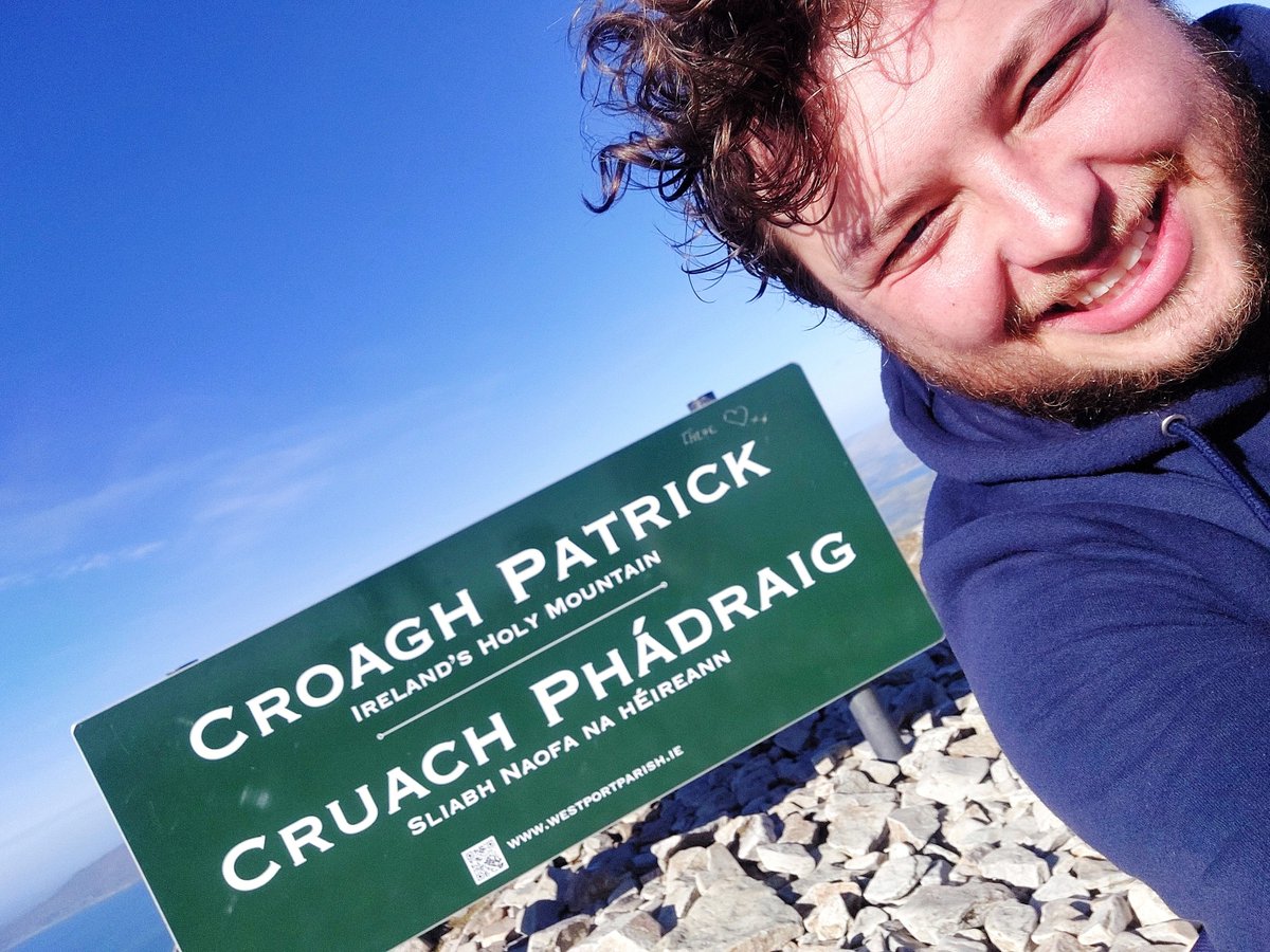 PatrikWeisser's tweet photo. Made it to the top of Croagh Patrick. ⛰️ ☘️ One off the bucket list. So where to next? https://t.co/2gy4oMNXPc
