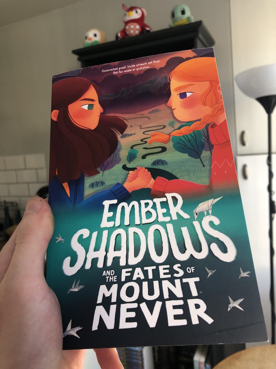 Very excited to jump into this proof of #EmberShadows this afternoon! Coming out this August with @HachetteKids @RKingWriter