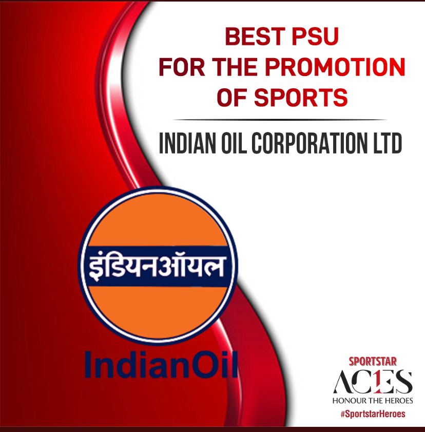 ChairmanIOCL's tweet photo. Proud to share that #IndianOil has been conferred the award for 'Best PSU for the Promotion of Sports' at the #SportstarAces Awards. As #EnergyOfIndia, we are fuelling the sporting aspirations of the country &amp; are committed to energise India's journey towards sporting greatness. https://t.co/UxU8yiJ4iO