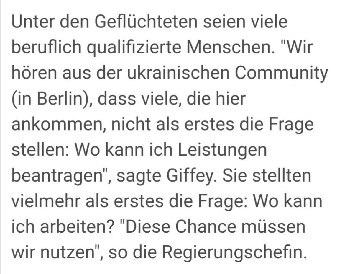 Tareq Alaows (@tareq_alaows) on Twitter photo Alle Schutzsuchenden (außer Ukrainer*innen) haben bis 18 Monate nach ihre Ankunft eine absolutes Arbeitsverbot. Nun gibt ihnen <a href="/FranziskaGiffey/">Franziska Giffey</a> Schuld dafür, dass sie ihren gesetzlichen Anspruch auf Leistung beantragen. (1/2) Alle Schutzsuchenden (außer Ukrainer*innen) haben bis 18 Monate nach ihre Ankunft eine absolutes Arbeitsverbot. Nun gibt ihnen <a href="/FranziskaGiffey/">Franziska Giffey</a> Schuld dafür, dass sie ihren gesetzlichen Anspruch auf Leistung beantragen. (1/2)