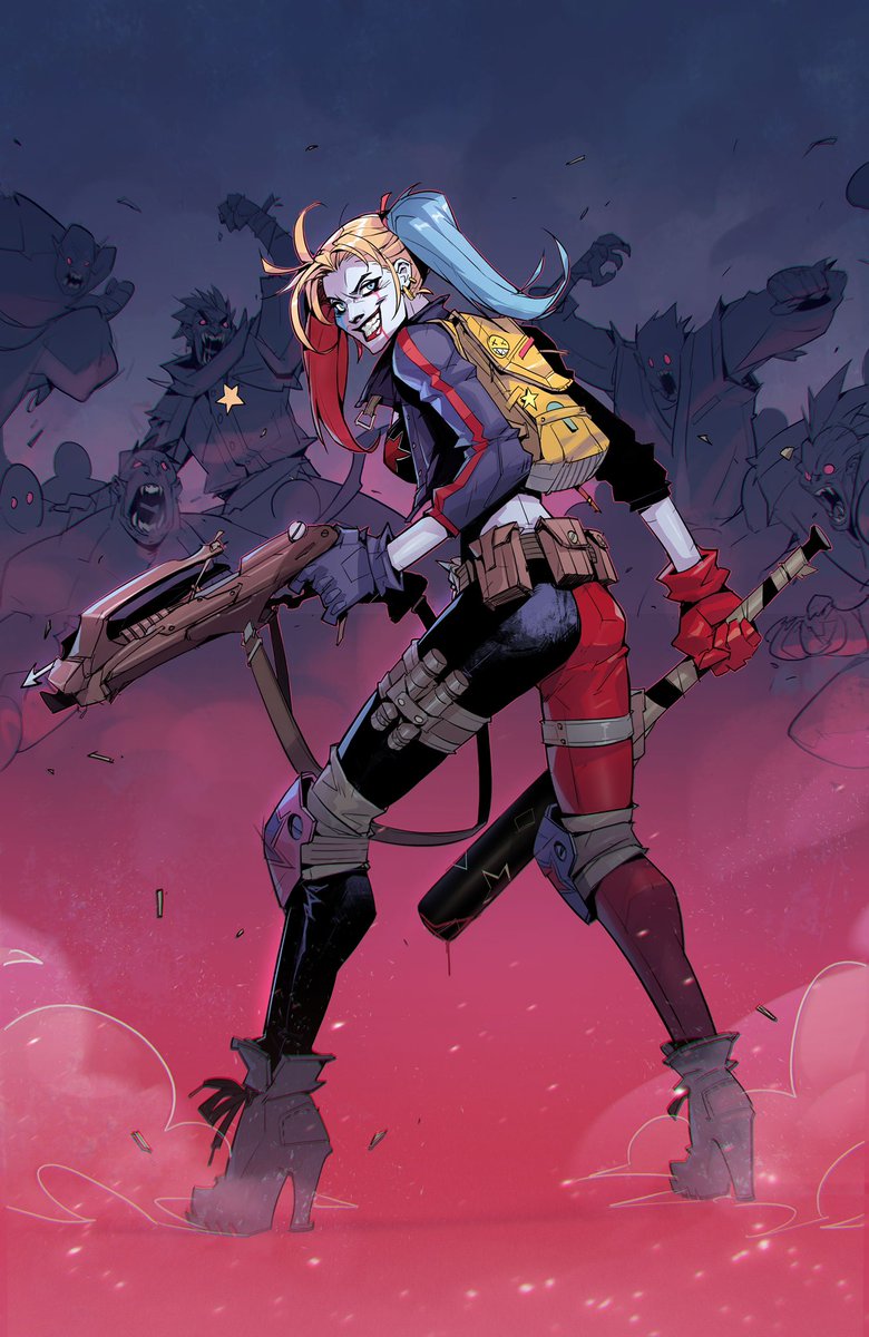 「Harley Quinn The Vampire Slayer for the 」|Pyroowdailyのイラスト