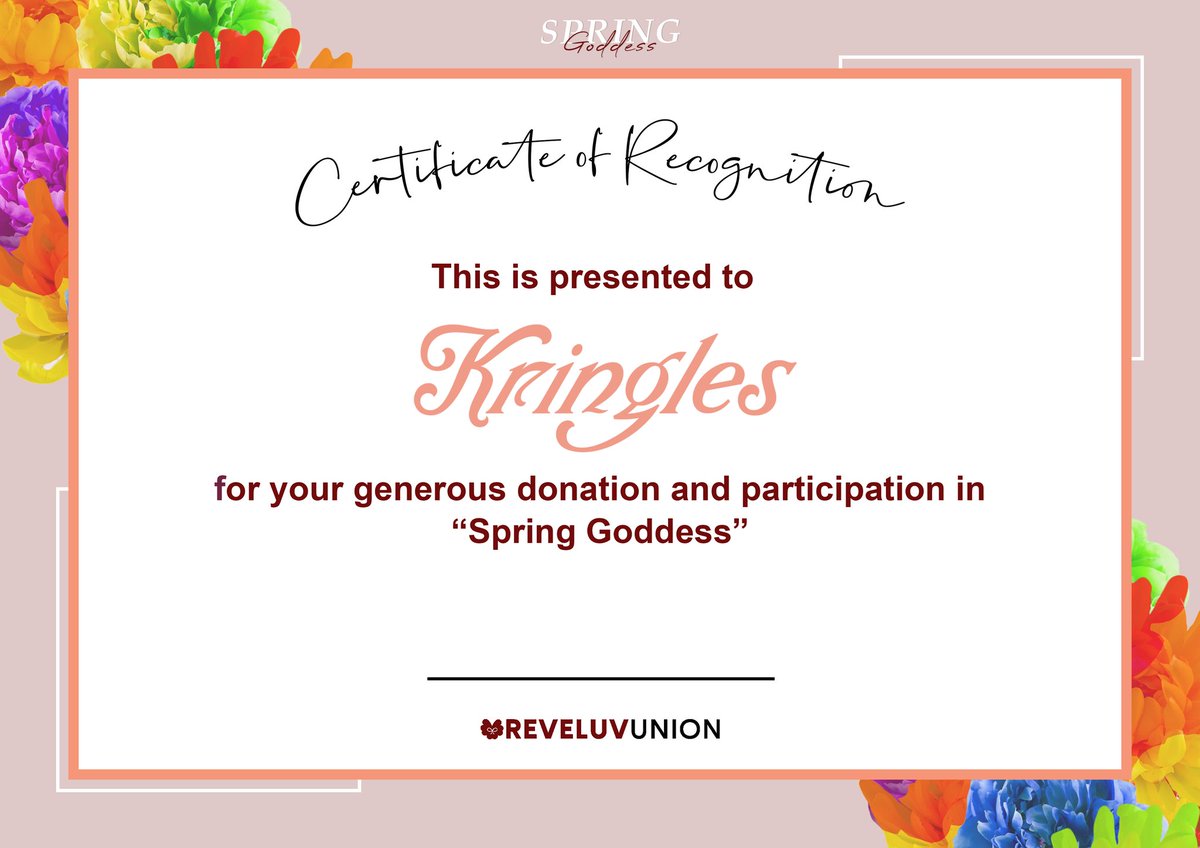 itskringles's tweet photo. Co-reveluv/Luvies let's support our Queens Comeback @RVsmtown by joining the fund raising. 😃
Thank you @reveluvunion for this certificate of appreciation 💗 #RVU_SpringGoddess https://t.co/8ZAa1tZ0Kp