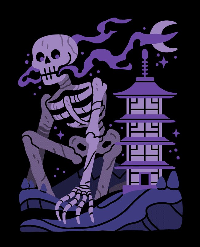 skeleton black background no humans solo simple background moon bone  illustration images
