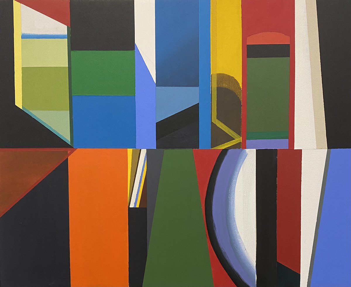 Angles shadows and memories in my current exhibition with Nina Dolan, Mark Wright and Henry Ward with Aleph contemporary at Home House Portman square W1