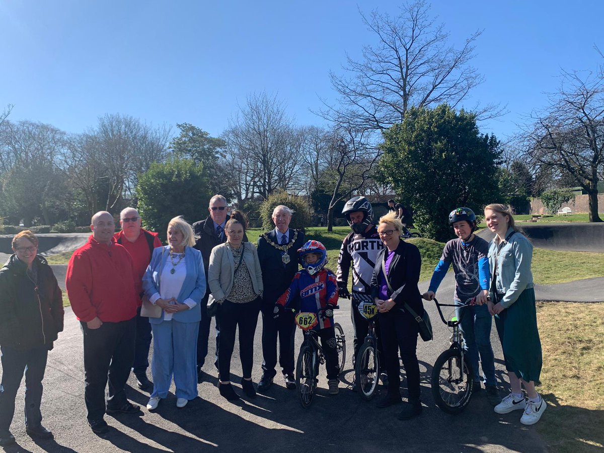 Cllr Jan Williamson (@j___williamson) on Twitter photo Brilliant day at Central Park. Our pump track is officially open. Ribbon cutting done ✂️ very tempted to hop on a BMX and have a go. Fantastic development for Liscard <a href="/hype_merseyside/">HYPE - HELPING YOUNG PEOPLE EVERYWHERE</a> <a href="/WirralCouncil/">Wirral Council</a> 🛼 🚲 Brilliant day at Central Park. Our pump track is officially open. Ribbon cutting done ✂️ very tempted to hop on a BMX and have a go. Fantastic development for Liscard <a href="/hype_merseyside/">HYPE - HELPING YOUNG PEOPLE EVERYWHERE</a> <a href="/WirralCouncil/">Wirral Council</a> 🛼 🚲