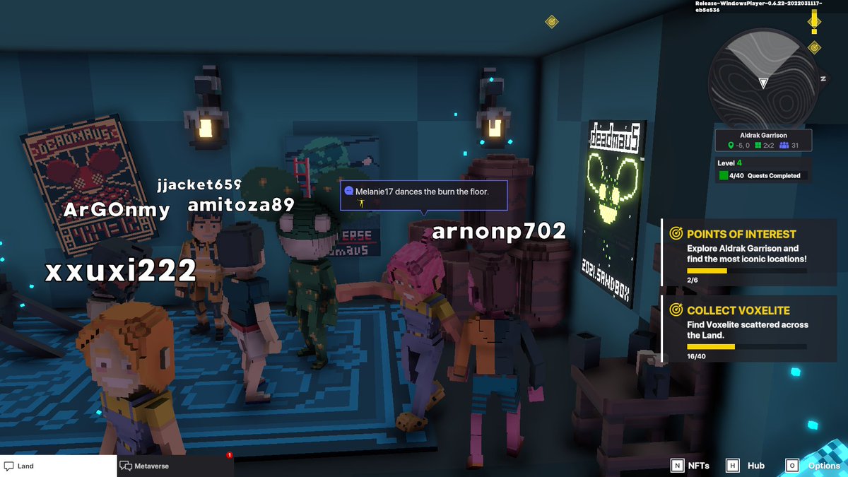 melon1720's tweet photo. @TheSandboxGame @deadmau5 I just participated in the daily #SandboxAlphaS2Contest for a chance to earn up to 1,000 $SAND! Starting March 17 - Selfie with Deadmau5. Check out my screenshot below!
👇 #SandboxAlphaS2 https://t.co/Df3TiDpaPo