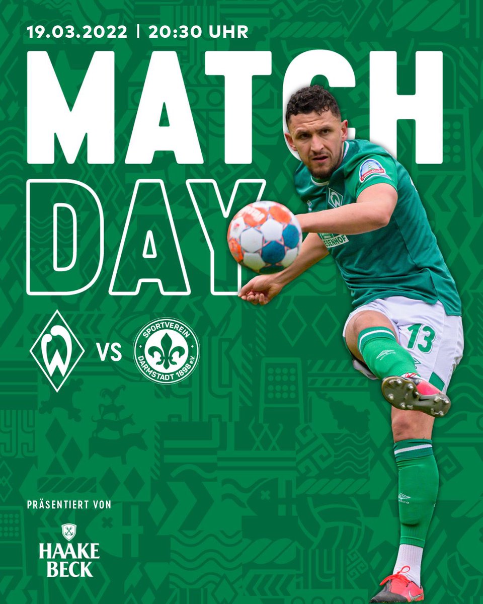 wb_norge's tweet photo. MATCHDAY ⚽️⚽️⚽️

Werder ➖ Darmstadt 98

⏰ 2️⃣0️⃣:3️⃣0️⃣

#svwd98 #werder #blnor https://t.co/bCGFjJqi1J