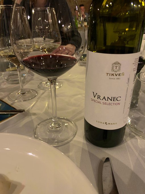 WineofMacedonia's tweet photo. Wine from Macedonia elaborated with the local #grapevine variety called #Vranec!
https://t.co/fFkYQ1Ufq1
It's definitely worth a try! https://t.co/LJSi80xbpW