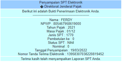 FerdyKosashi's tweet photo. @kring_pajak saya sudah mengisi laporan SPT seperti di video  https://t.co/HuT0FdXuh1 saya juga sudah bayar 0.5% dari peredaran bruto setiap bulan selama 12 bulan, melalui e-billing, bayar via klik BCA. Tetapi bukti yang saya terima menuliskan bahwa SPT saya nihil? (1/2) https://t.co/PPldCvfBYE
