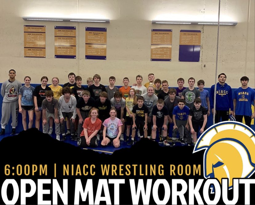 NIACC1Wrestling's tweet photo. Tomorrow 👀

#TrojanUp | 🤼‍♂️🤼‍♀️🟡🔵 https://t.co/JgXidP79rJ