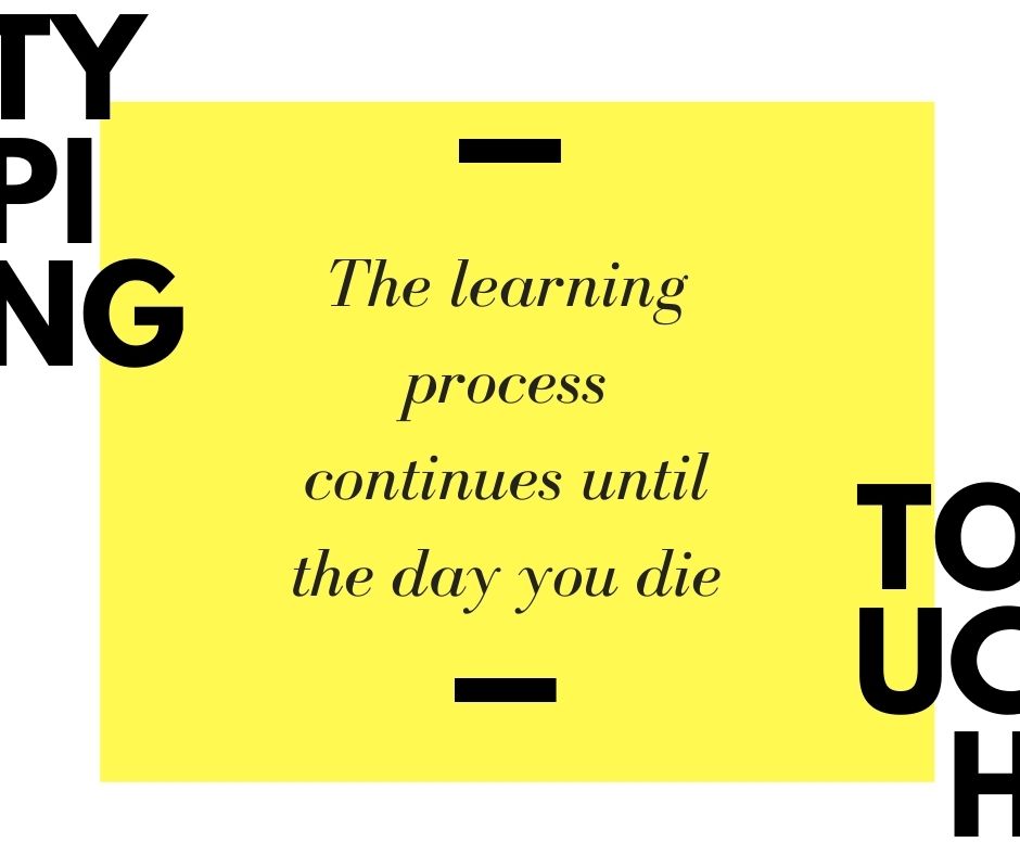 AnythingType's tweet photo. The learning process continues until the day you die. - Kirk Douglas
Learn touch typing for free; visit: https://t.co/I6pYvLlThx
#typing #learning #learningquote #education #educationalquote #quote #quotes #quoteoftheday #DailyQuotes https://t.co/8LQZYh231E