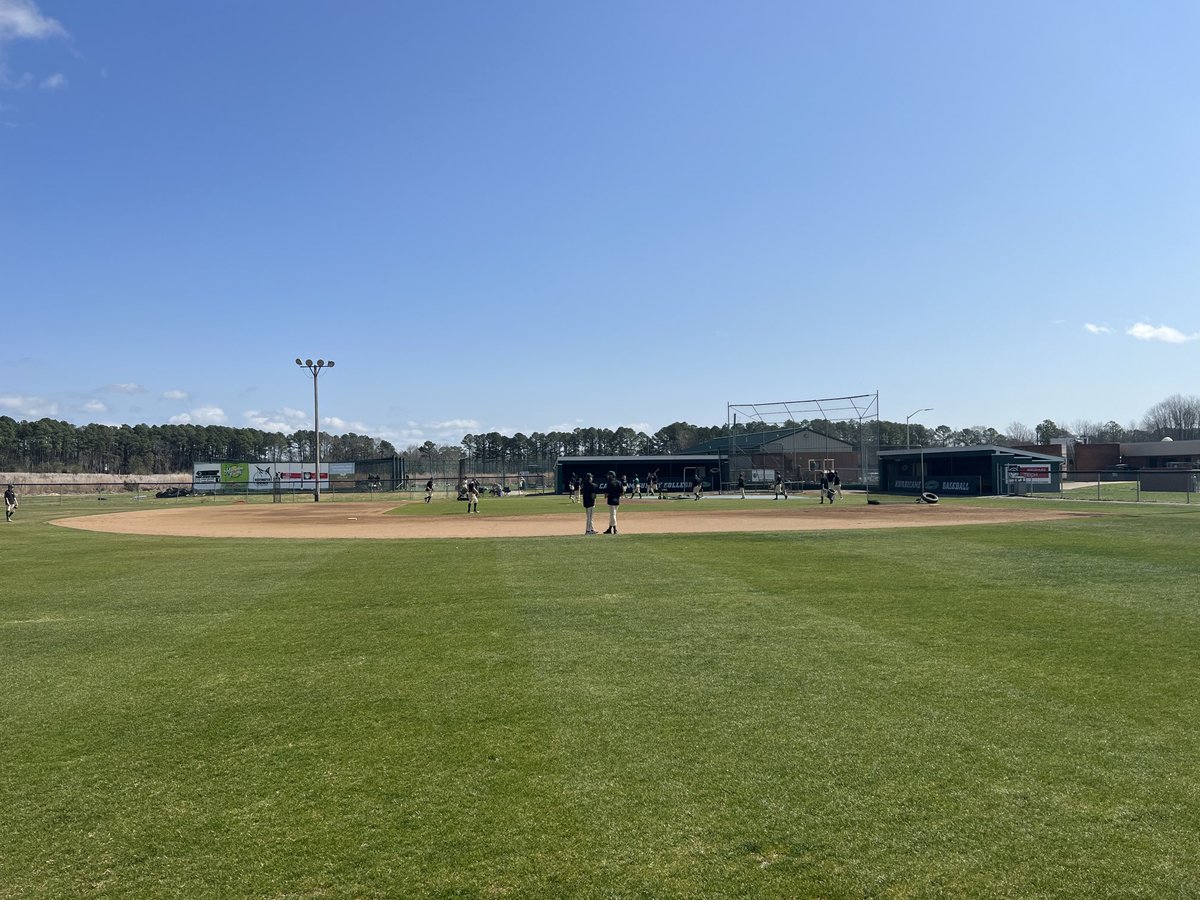 pdc_baseball's tweet photo. Beautiful Day for Baseball! The Hurricanes are back in @Region10Sports action as we host Richard Bland for game 1 of 3 today at Repair Tech Field! Come out and support your Hurricanes. #AAA #BLOCCC https://t.co/JPAPhfrDmv