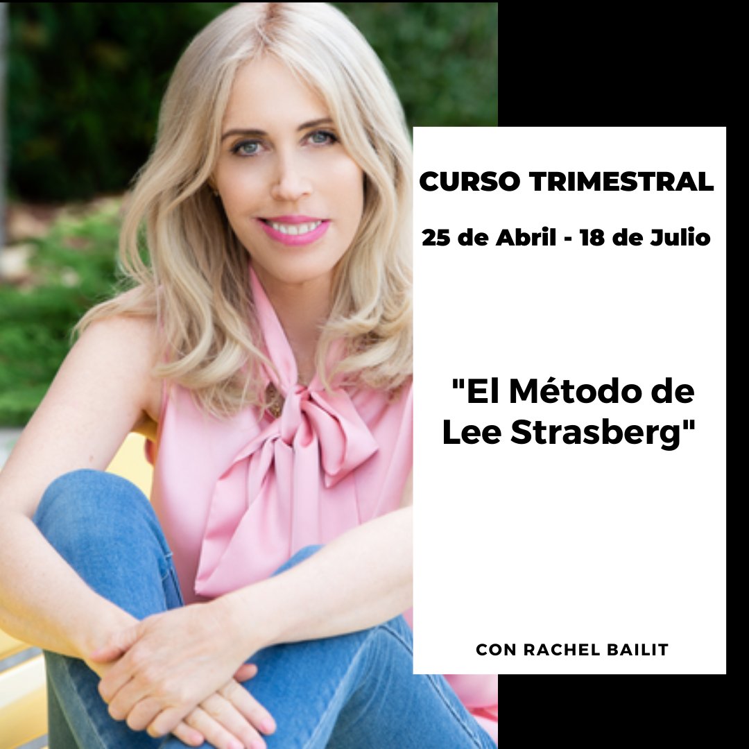 ⚡️ Desde Los Ángeles nos trae Rachel Bailit este curso trimestral del Método de Lee Strasberg.  

#strasbergmethod #leestrasberg #actingclasses #themethod
