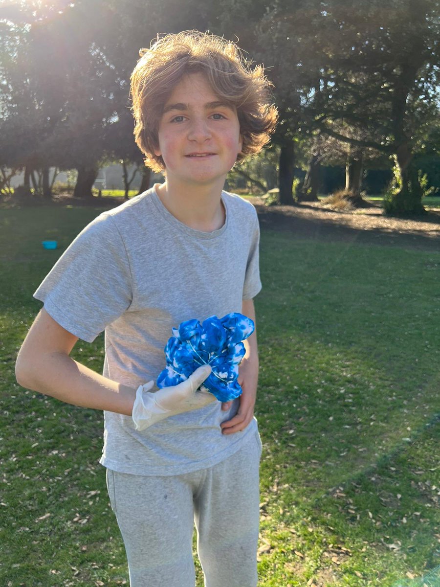 Getting ready for the summer - tie-dye at the ready #iloveboarding ⁦<a href="/NorthbournePark/">Northbourne Park</a>⁩ #boardinglife