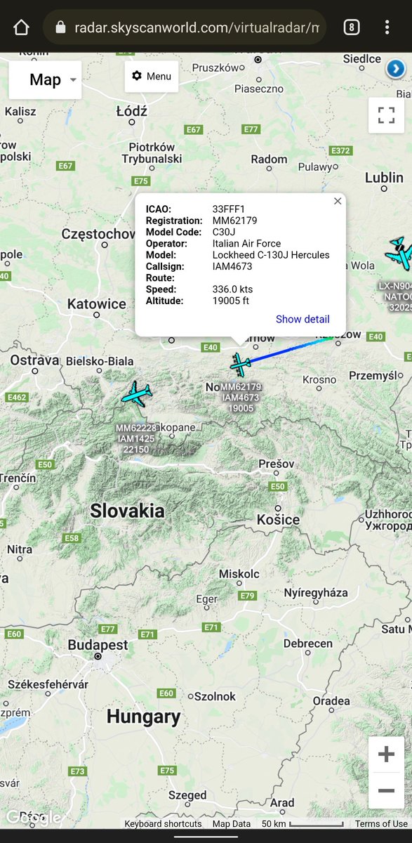 scan_sky's tweet photo. 2 x Italian Air Force 🇮🇹 Flights Out Of Rzeszów-Jasionka Airport 🇵🇱

Lockheed C-130J Hercules - #MM62179 - #IAM4673
Boeing KC-767A - #MM62228 - #IAM1425

Both Returning Back To Italy 🇮🇹. https://t.co/UM9ThUpd8e
