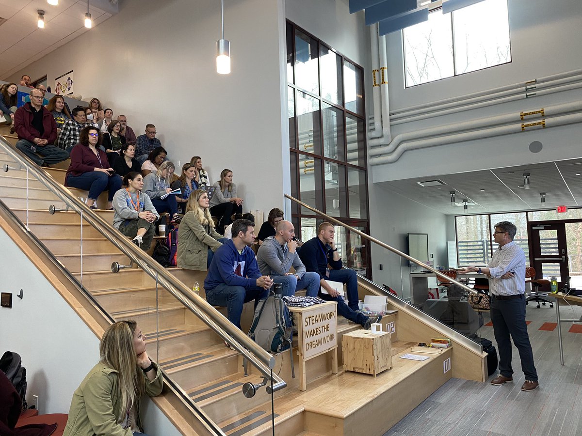 JustOlive_Ed's tweet photo. Yesterday’s workshop with @paulandersen and our #ChappScience teachers was one of the best professional learning experiences I’ve ever had! In the morning, we were students….Post 1/2 #WeAreChappaqua https://t.co/odRoKq7v5S