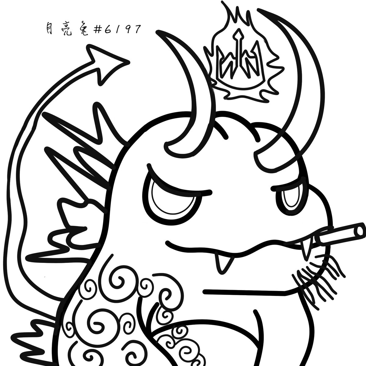 xiaoyeutu96322's tweet photo. @KaijuFrenz  #kaijufrenz 
This is my second work. After thinking about it for a long time, I wanted to show it in a bright red. A fiery dragon, with eyes like the sun, it is very unrestrained, but also cute. The community will be on fire like this color🔥 🔥 🔥 https://t.co/1SyhIKb9j9