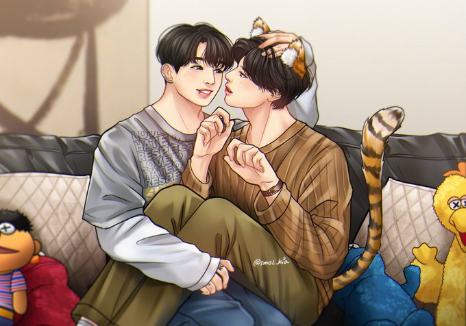 「vkook」のTwitter画像/イラスト(新着))