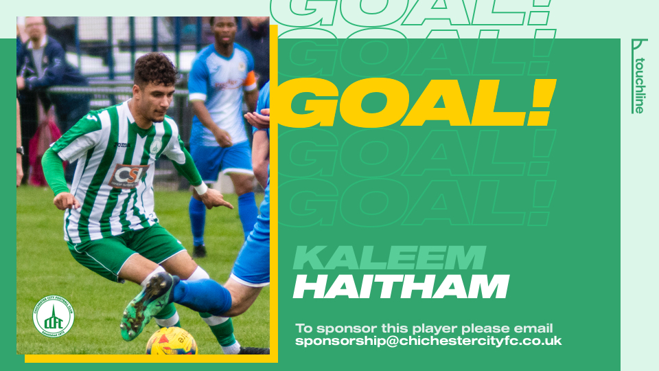ChiCityFC's tweet photo. GOAL: Phoenix Sports 0-2 CHICHESTER CITY - Kaleem Haitham (45') #IsthmianLeague https://t.co/DpbOnbaPsb