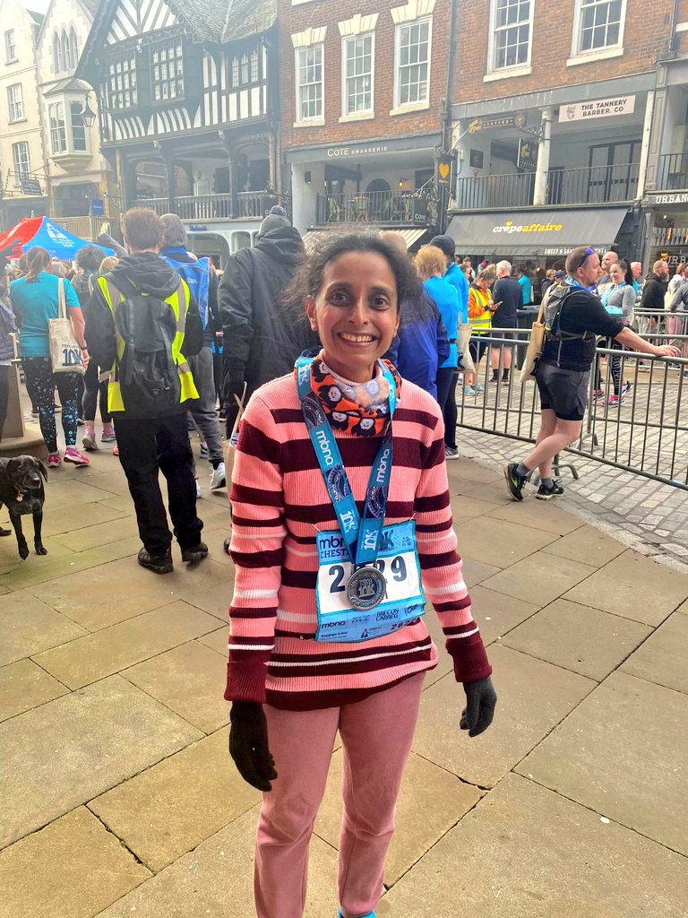 CrukChesterFG's tweet photo. One of our fabulous #volunteers Sumi @sumihmichie ran the #Chester 10k on Sunday, raising over an amazing £300 for @CR_UK We are so proud of her and everything she does for us and Cancer Research UK @MellorCDE @CRUKShops @ChesterBID @chestertweetsuk https://t.co/o5Z96kVC45