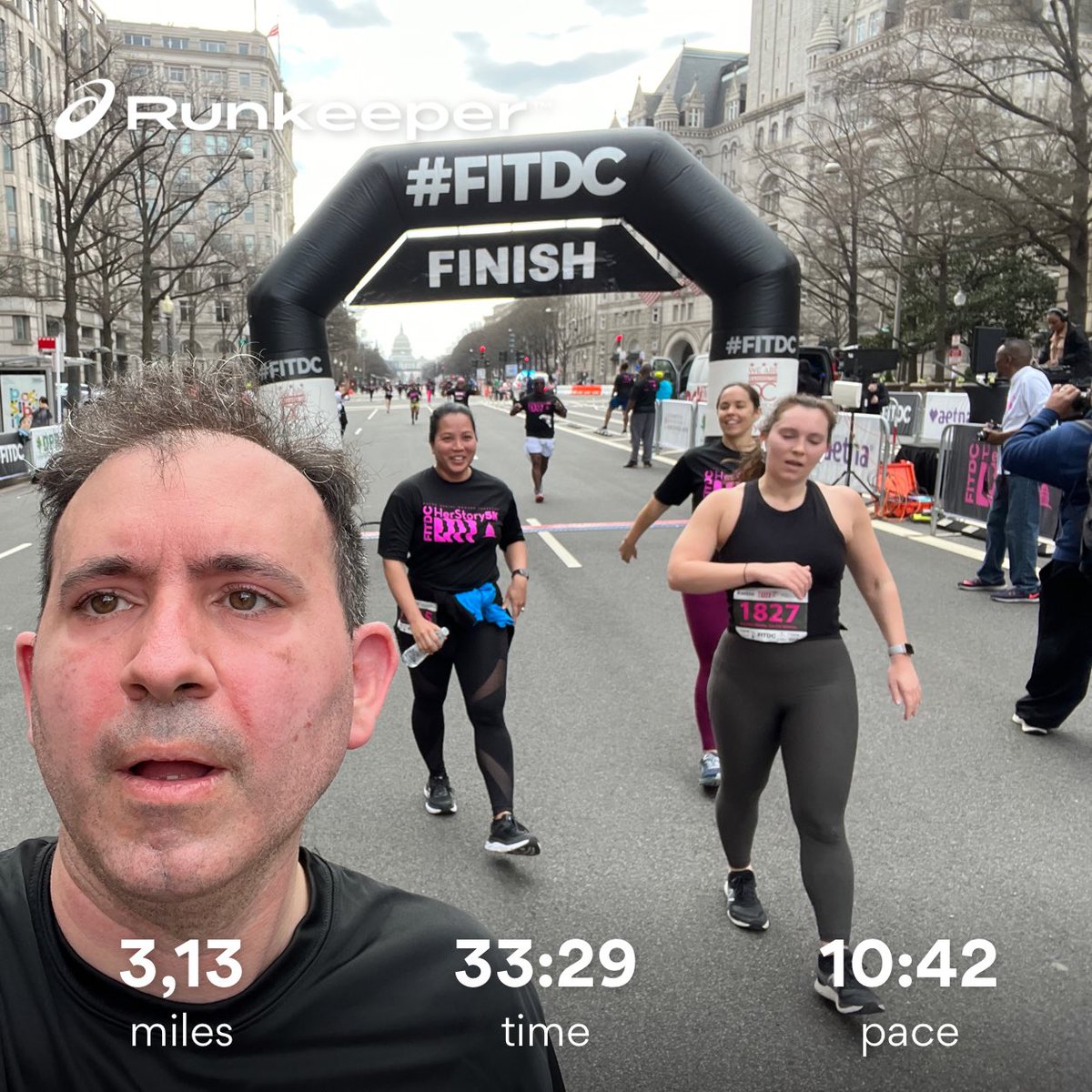 kostadalageorga's tweet photo. Just finished the #HerStory5K #FITFC @DCDPR #DCDPR #WomensHistoryMonth https://t.co/wAKHc5DvLk