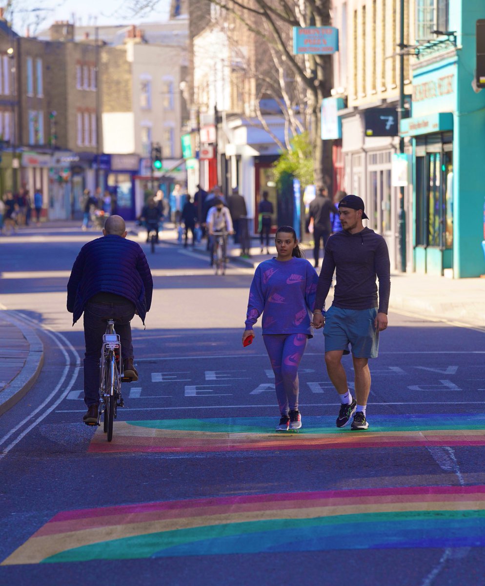 BoxbikeLondon's tweet photo. Grabbed a coffee on Church Street this morning to get a feel for the street with the bus gate and LTNs in place.   

A short photo thread: https://t.co/kIUVCc9V0b