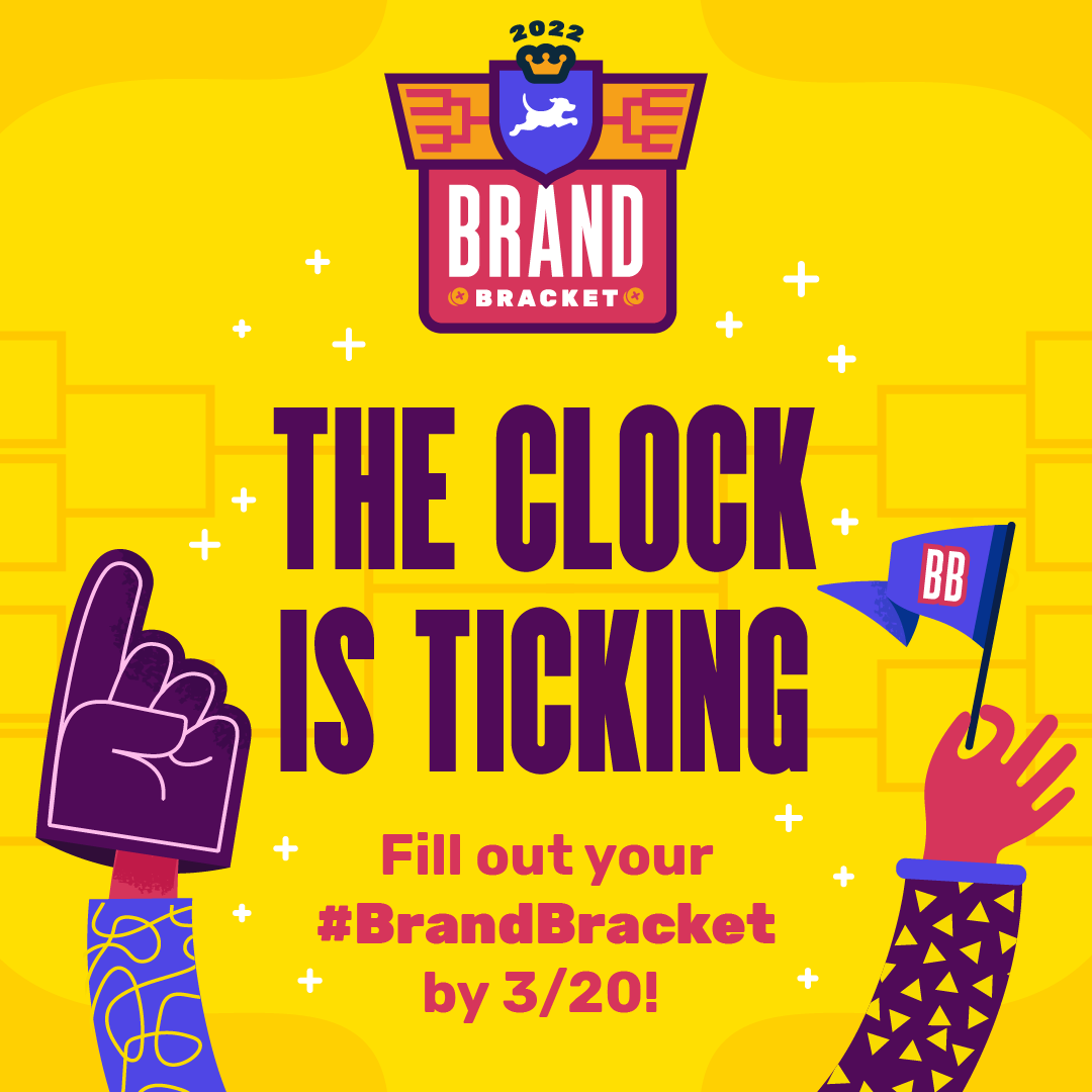 FetchRewards's tweet photo. Only a few more days to fill out your bracket! With 10 million points in prizes, you don't want to miss this. Head to your Fetch Rewards app and submit your bracket before 3/20/2022 at 11:59pm CST for a chance to win 🏅#BrandBracket https://t.co/Sm5A3XqlRA