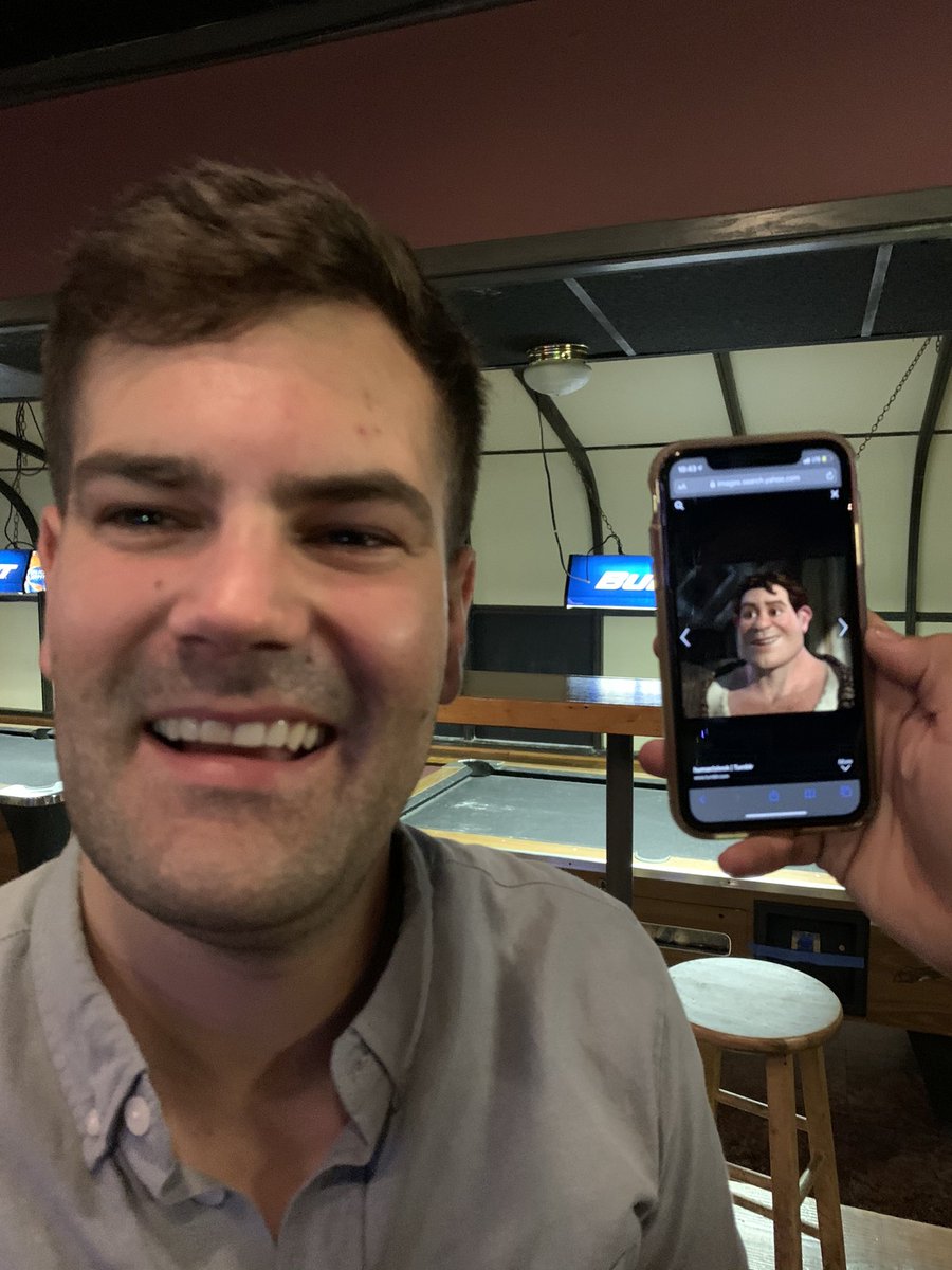 Moosey_h's tweet photo. Y’all meet my friend, human Shrek! https://t.co/PPNh5I1yrD