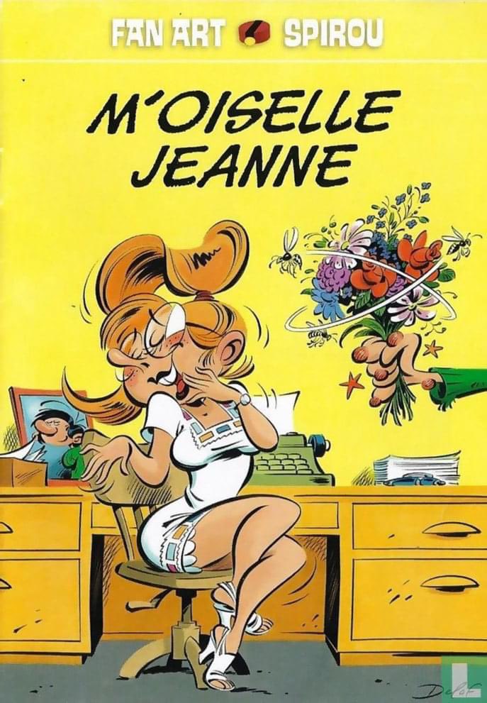 Franquin_Cie's tweet image. M'oiselle Jeanne par #Delaf.
(Dessin datant de quelques années, pas de lien avec la futur BD de #Gaston)