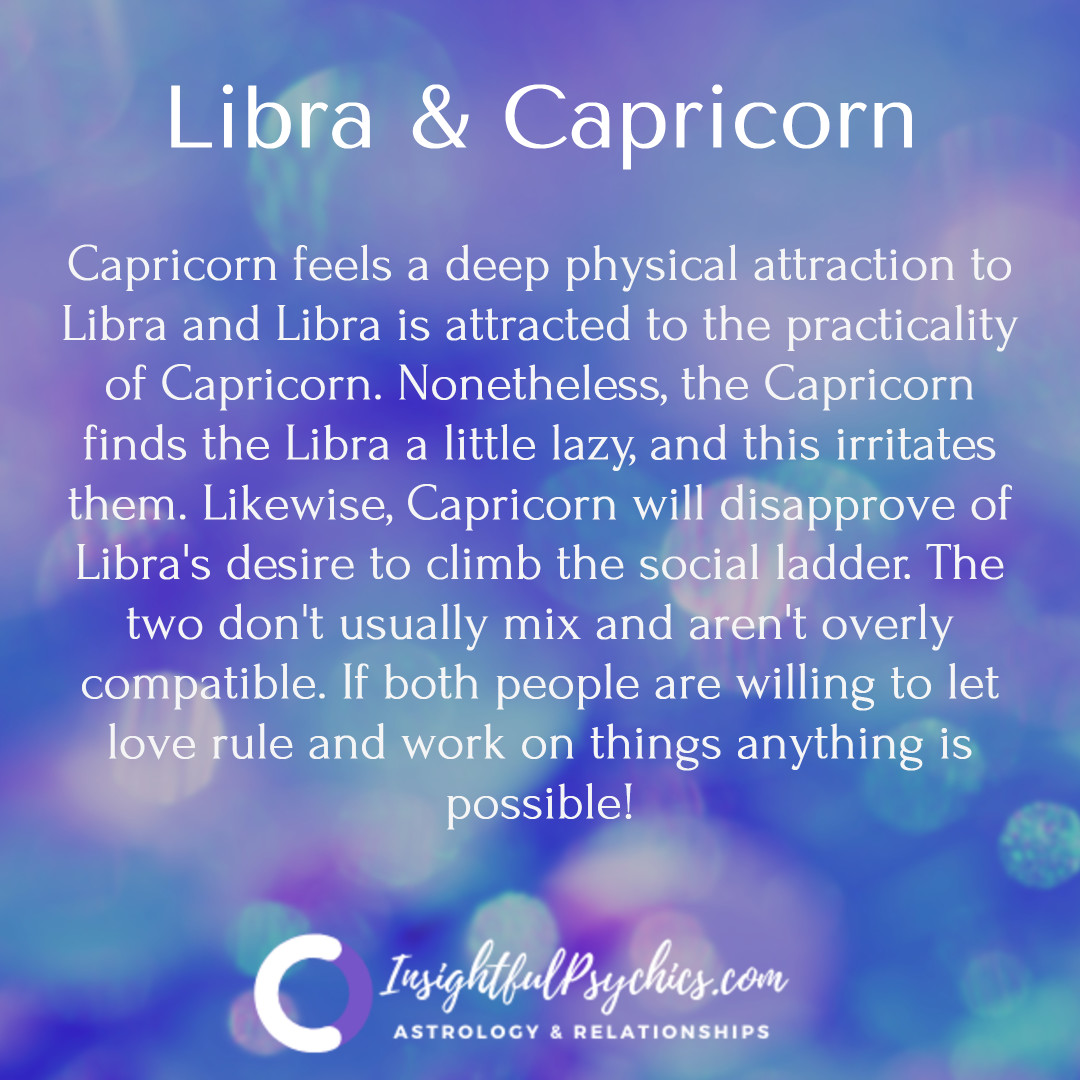 insightful_Psy's tweet photo. Capricorn feels a deep physical attraction to Libra and Libra is attracted to the practicality of Capricorn.

#capricorncompatibility #capricornlibra #capricornandlibra #libracompatibility #libra #capricorn #libracapricorn #libraandcapricorn #libralove #capricornlove #librafacts https://t.co/CXXcfxFf2S