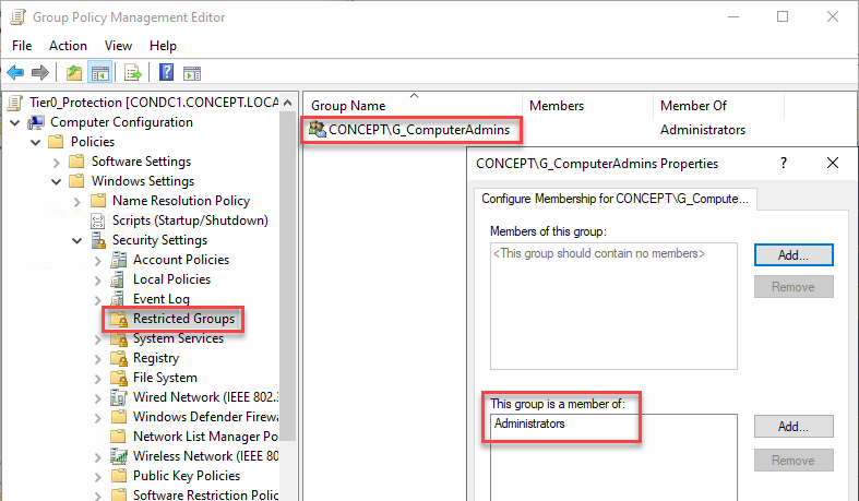 samilaiho's tweet photo. I have fixed a mistake in a picture in all three blogposts I wrote about protecting AD quickly! Thanks to @georgheh for pointing it out. Here is the fixed picture, where the group is correctly APPENDED to the Administrators group. https://t.co/ykxOnVYJ3R