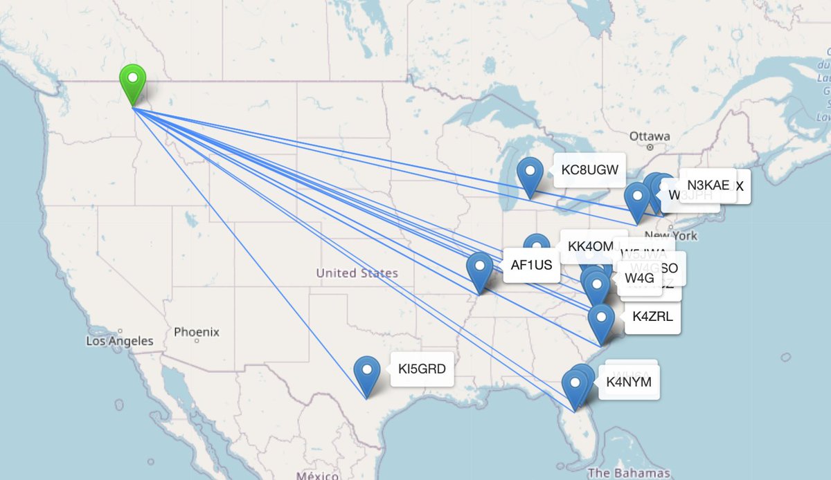 One call sign is missing from hunting #POTA this morning and the day will not be complete w/out a #POTA park in EL88.  Op must be playing with his new Adventure Truck @WY7AA  😀