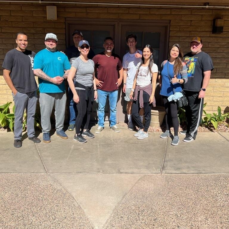 phxdreamcenter's tweet photo. We want to thank @Central Christian Church | Arizona (Mesa) and @Desert Breeze Community Church.

Both groups came to our side to tackle our project list.

If you would like to get involved please visit https://t.co/L19cKBLlBJ

#giveback #volunteers #volunteering https://t.co/CMZsLMXAfD