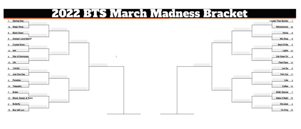 march madness bracket release