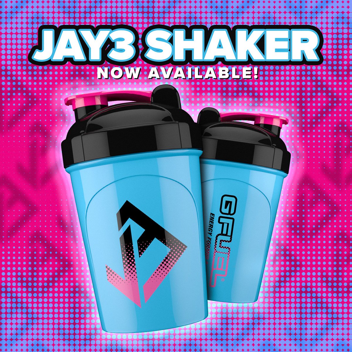 GFuelEnergy's tweet photo. 💙  𝗟𝗜𝗞𝗘 + 𝗥𝗧 to win a BRAND-NEW, LIMITED-EDITION, @Jay3OW x #GFUEL Starter Kit!!! Picking 2 winners on Monday to celebrate the launch of these beauties! 🤩 

🛍️ 𝗚𝗘𝗧 𝗬𝗢𝗨𝗥𝗦: https://t.co/HfihNvK1Av https://t.co/O8vISRqCyh