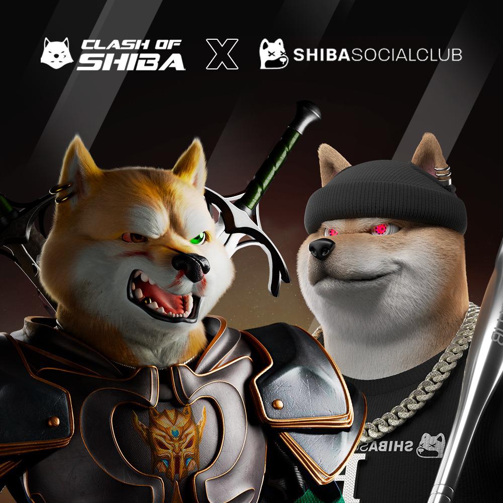 ClashofShiba's tweet photo. 🐶Clash of Shiba x Shiba Social Club 💎

We are teaming up with @Shibaclubnft to give away 10 Clash of Shiba WL 🎁

To enter:
1️⃣ Like and Retweet
2️⃣ Follow us and @Shibaclubnft 
3️⃣ Tag 3 friends

Ends in 48 hours ⏳ https://t.co/NwzEyZQPO0