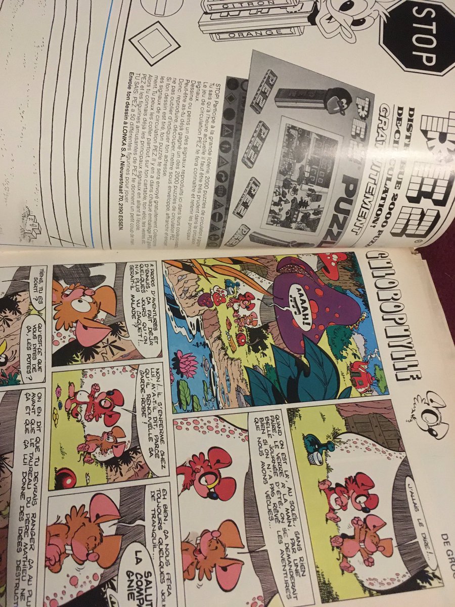 darthfilou's tweet photo. #threadmagbd les 1ères pages sont déjà très différentes même dans l’ordre des séries des 2 numéros proches dans leur sommaire (plusieurs mois séparent donc le début de cette nouvelle aventure de #Chlorophylle entre 🇧🇪 & 🇫🇷!)
Et déjà des pubs dans l’édition🇧🇪😏
Ps : dsl pr le sens https://t.co/jYX4ahr9jr