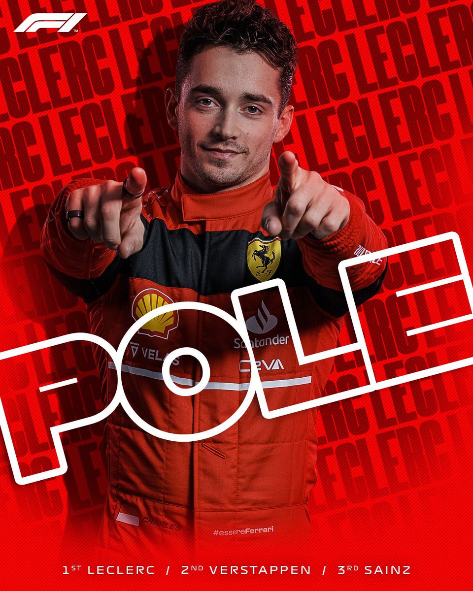 Rodrigo_Motoren's tweet photo. Charles Leclerc se lleva la primer Pole Position del año y seguramente la pelea Ferrari vs Red Bull la veremos durante todo el año.

1 Leclerc 
2 Verstappen 
3 Sainz

#F1 #BahrainGP https://t.co/TPXZ9HEbkp