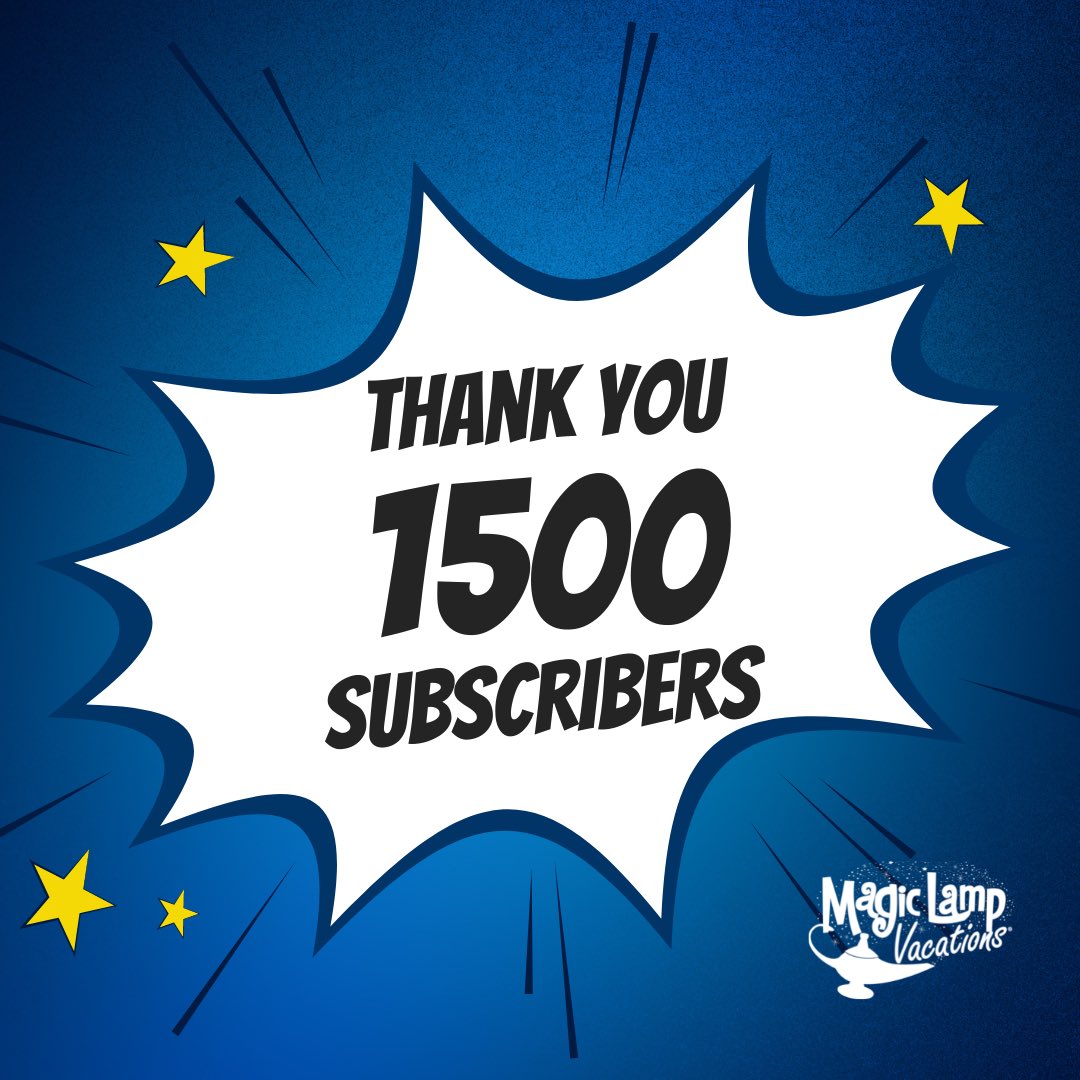 MagicLampVac's tweet photo. 🤩 HUGE THANK YOU! 🤩 We’ve hit over 1.5k subscribers on our YouTube channel! If you haven’t subscribed yet, check us out here: https://t.co/QreLId2FUH https://t.co/abqDBsptfH