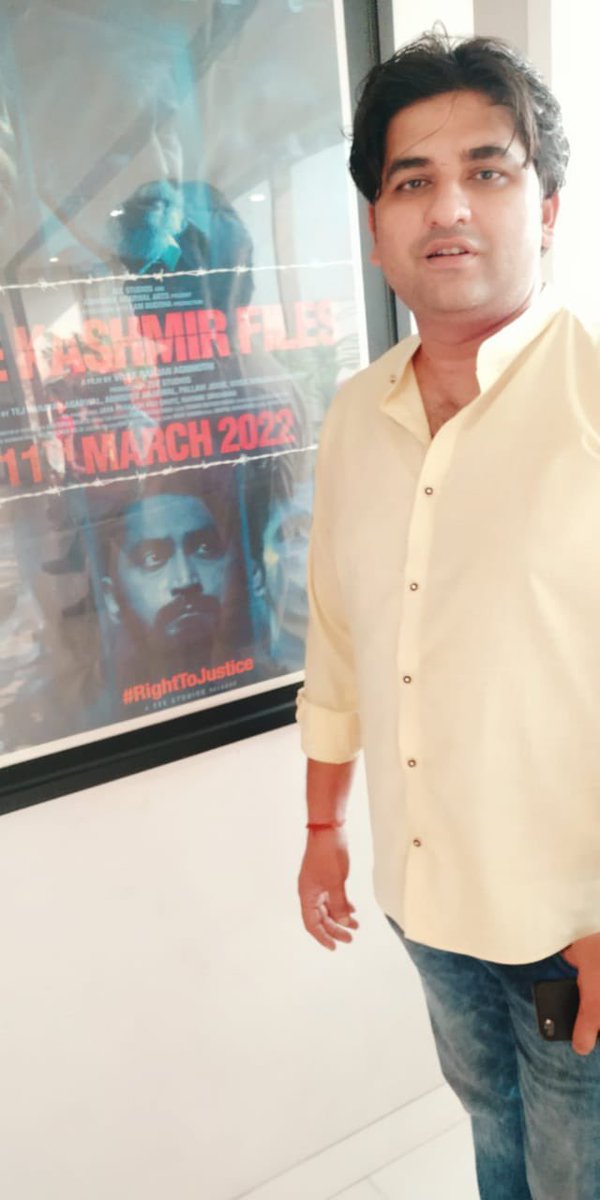 kunal9185's tweet photo. An eye opener movie. 
And also, credit must be given to Censor Board and the Government for allowing to showcase (without cuts/beeps) this masterpiece irrespective of so many controversial hate speeches in narration. 

#TheKashmirFiles https://t.co/b8uToHbo3q