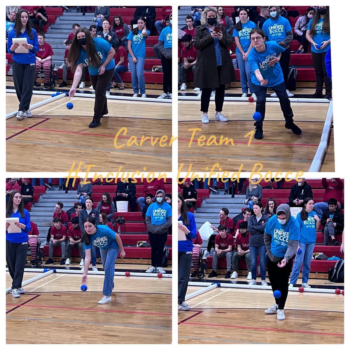 CHSstucoadvisor's tweet photo. Carver representing in a Saturday at @SpOlympicsMA Unified Bocce hosted by Pembroke HS… great group of Student Council and Best Buddies 🔥🔥 kids @CarverHighStuco @CMHSBestBuddies @BestCarver #Inclusion @ScottKnief 👍👍 https://t.co/Il06v9bsw3