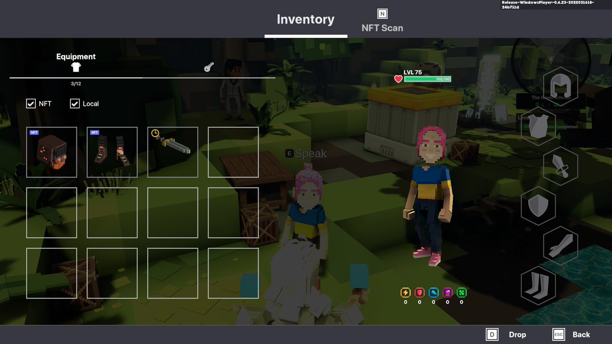 lava_bao's tweet photo. @TheSandboxGame I just participated in the daily #SandboxAlphaS2Contest for a chance to earn up to 1,000 $SAND! Starting March 19 - Gather the equipment. Check out my screenshot below!
👇 #SandboxAlphaS2 https://t.co/hpA8L9dBdF