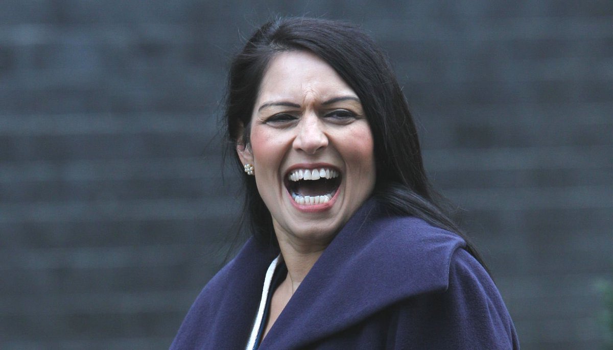 Anyone else listen to the words coming from the mouth of @pritipatel and think “ what a vile human “ or is it just me? Honestly she makes me sick 🤮 #pritiawful #RefugeesWelcome #ToryRussianAssets