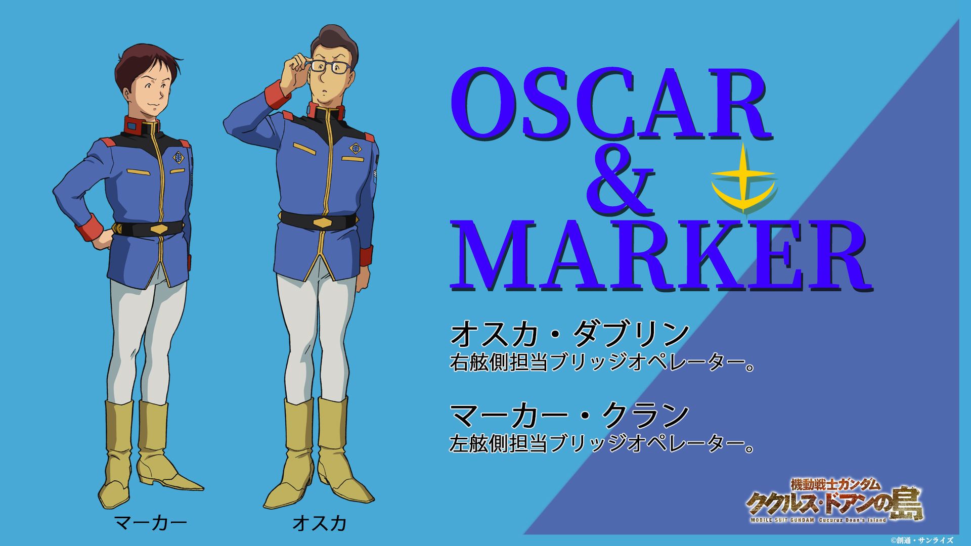 機動戦士ガンダム ククルス ドアンの島 ホワイトベースクルー設定画公開 オスカ Amp マーカー 機動戦士ガンダム ククルス ドアンの島 22年6月3日 金 全国ロードショー 公開まで約2 か月半 ククルス ドアンの島 機動戦士ガンダム
