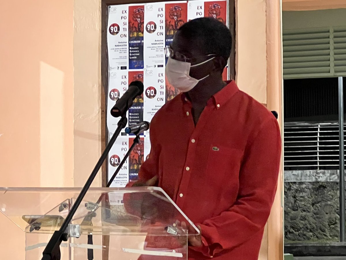 FabienneCondo's tweet photo. 90 œuvres pour les #90ans du @LyceeReache qui a vu passé des générations pleine d’espoir et d’ambitions.
L’exposition « L’humain… moun »  d’Antoine NABAJOTH inspirée des crises et de l’environnement exceptionnel du lycée veut nous ramener à notre humanité… https://t.co/9eEoHf0Gd3
