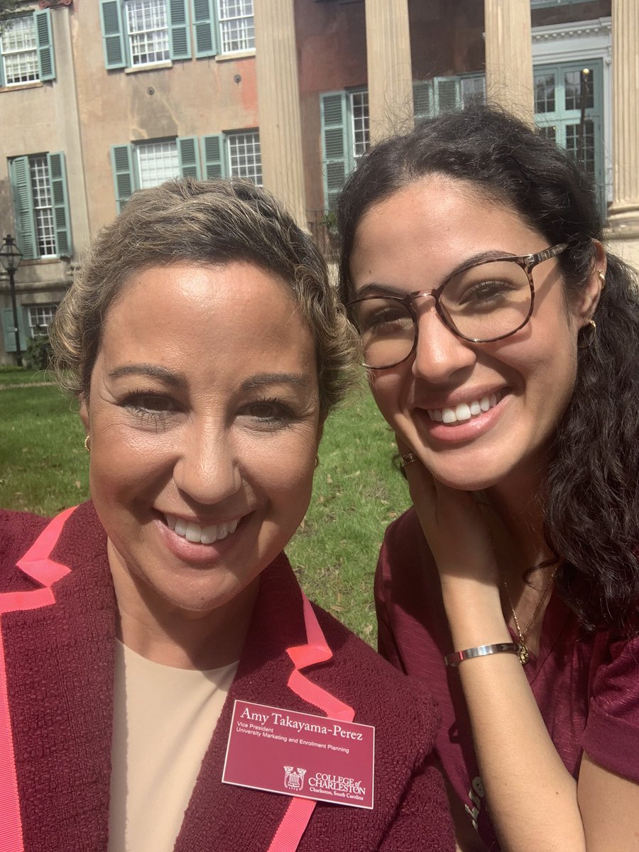 My mini me. One of our best recruiters. Can’t believe you graduate from <a href="/CofC/">College of Charleston</a> in two months. ❤️