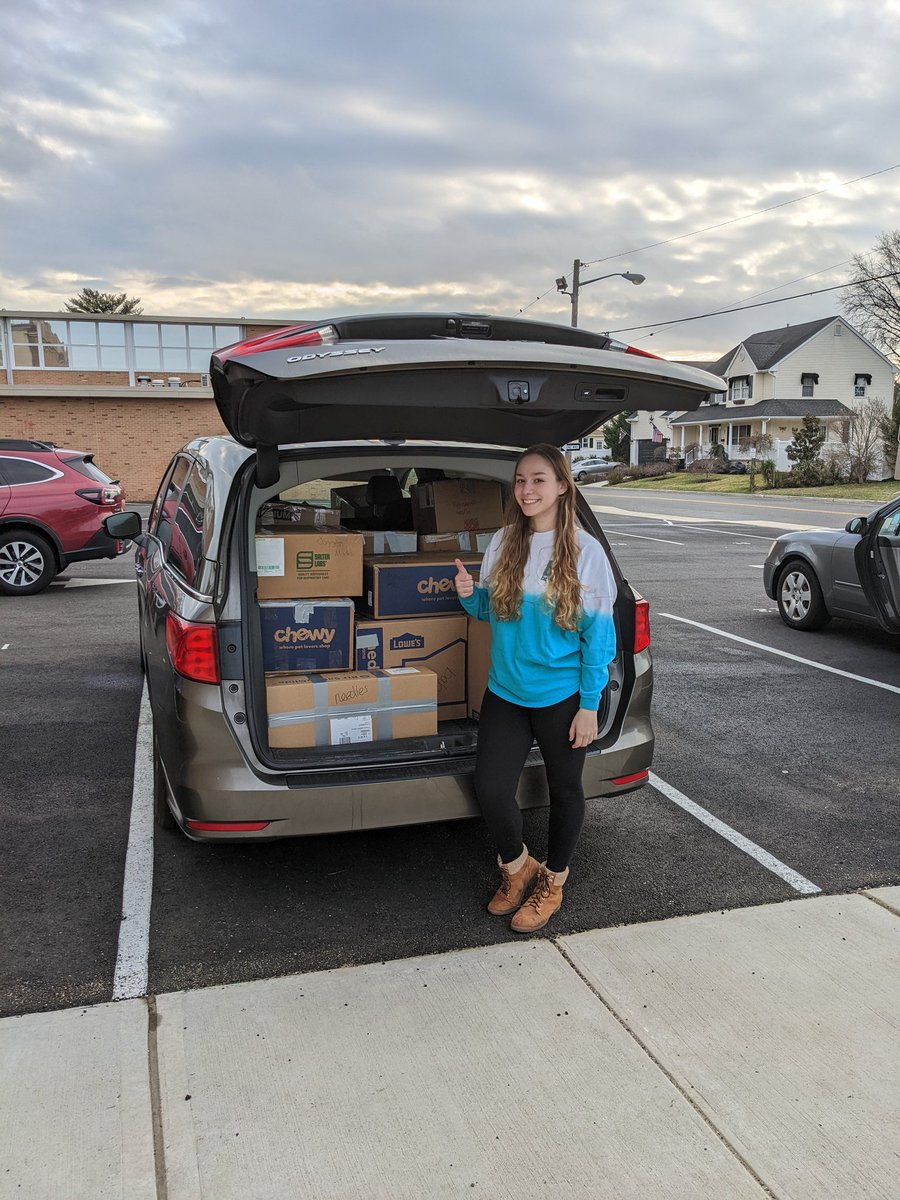 Honored to be part of this wonderful cause. 11th grader Abby Borrelli organized the Ukrainian Refugee Relief project. She collected 49 boxes of much needed supplies which we delivered this morning to the Ukrainian Holy Ascension Cathedral in Clifton, NJ.