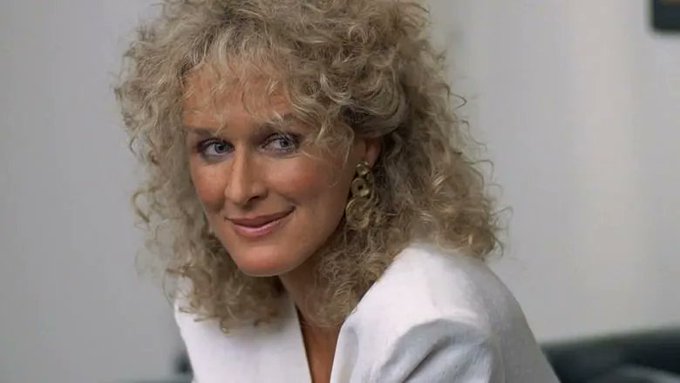 A very happy birthday to Glenn Close. Photograph from Fatal Attraction, 1987. 