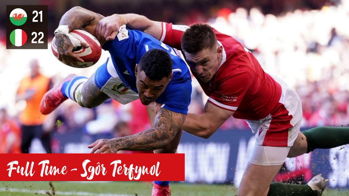 DragonDairy's tweet photo. A shock defeat for Wales as Italy win their first game of the @sixnationsrugby since 2015, and their first win at the @PrincipalitySta EVER! 

Congratulations @Federugby !

#supersaturday #sixnations #italy #wales #WALvsITA #madeinwales #milkedinwales #yreidal #cymru https://t.co/YzIKoCoTZY