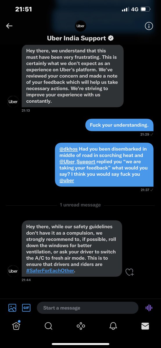 Sameer (@sameeraggarwals) on Twitter photo <a href="/dkhos/">dara khosrowshahi</a> Your <a href="/Uber_Support/">Uber Support</a> is advising customers to open window and not use air conditioners in Top Indian summers! I think you have failed as CEO and if your customers are screwup hopefully your business would be too.. <a href="/SoftBank_Group/">SoftBank Group Corp.</a> <a href="/nytimes/">The New York Times</a> <a href="/dkhos/">dara khosrowshahi</a> Your <a href="/Uber_Support/">Uber Support</a> is advising customers to open window and not use air conditioners in Top Indian summers! I think you have failed as CEO and if your customers are screwup hopefully your business would be too.. <a href="/SoftBank_Group/">SoftBank Group Corp.</a> <a href="/nytimes/">The New York Times</a> 